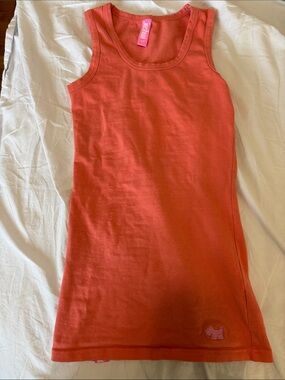 Vintage Joshua Perets coral tank top size Small